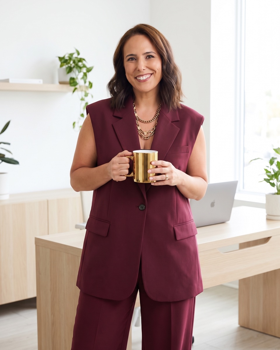Bárbara Bação no escritório